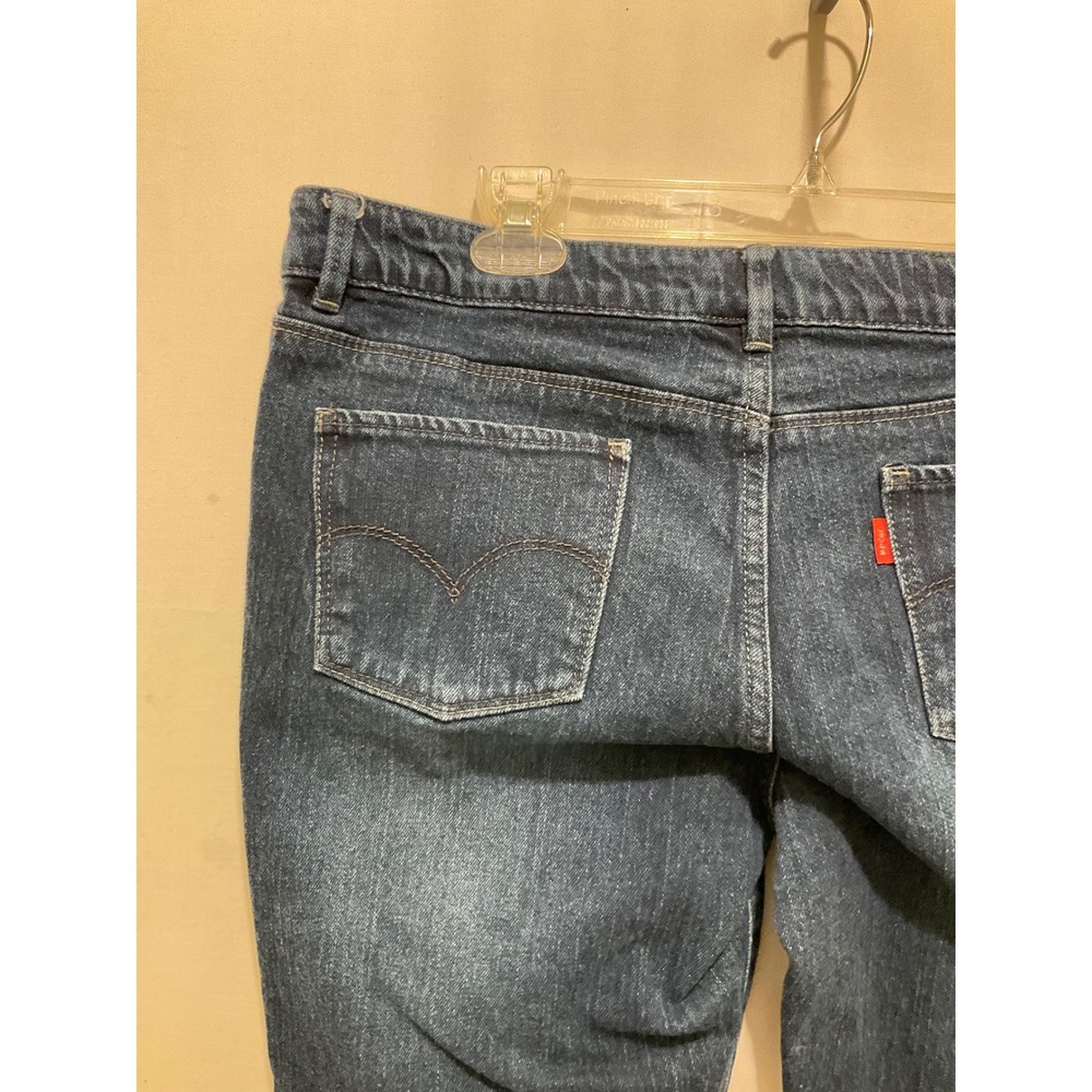 Levis Jeans Slim Straight Medium Wash Plus Size 18 1/2 Blue Denim Pants 1265-830 - Picture 6 of 13